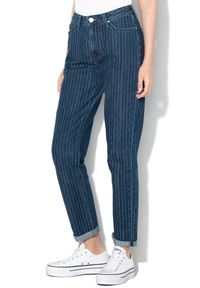 Lee - SPODNIE DAMSKIE LEE MOM STRAIGHT CANDY CANE L32IEJBQ 112107536 #4