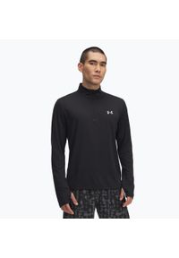 Bluza do biegania męska Under Armour Launch 1/4 Zip. Kolor: czarny. Sport: bieganie #1