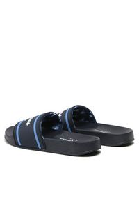 Pepe Jeans Klapki Slider Logo B PBS70054 Granatowy. Kolor: niebieski