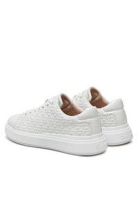 Calvin Klein Sneakersy Cupsole Lace Up Saff Mono HW0HW02103 Biały. Kolor: biały #5