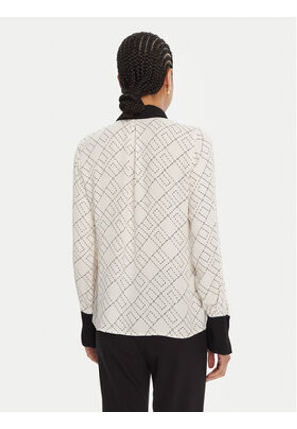 Elisabetta Franchi Koszula CA-104-56E2-V320 Biały Regular Fit. Kolor: biały. Materiał: wiskoza