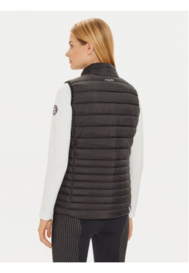 Aulp Bezrękawnik Monro Czarny Regular Fit. Kolor: czarny. Materiał: syntetyk. Długość rękawa: bez rękawów