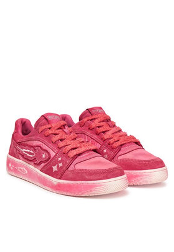 Enterprise Japan Sneakersy BB5031 PX081 Różowy. Kolor: różowy. Materiał: skóra, zamsz
