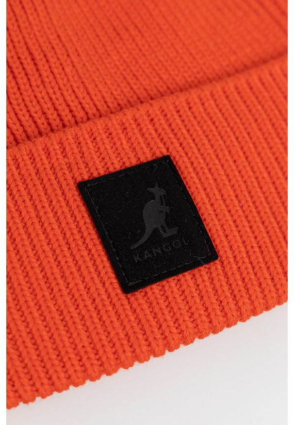 Kangol - Czapka. Kolor: pomarańczowy