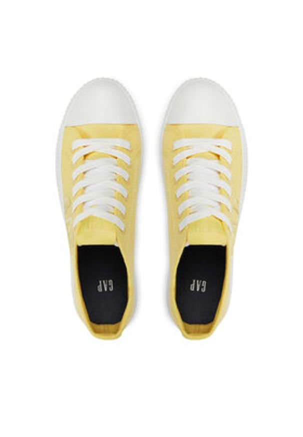 GAP - Gap Trampki Jackson Twl GAI001F5TWHWNYGP Żółty. Kolor: żółty. Materiał: materiał
