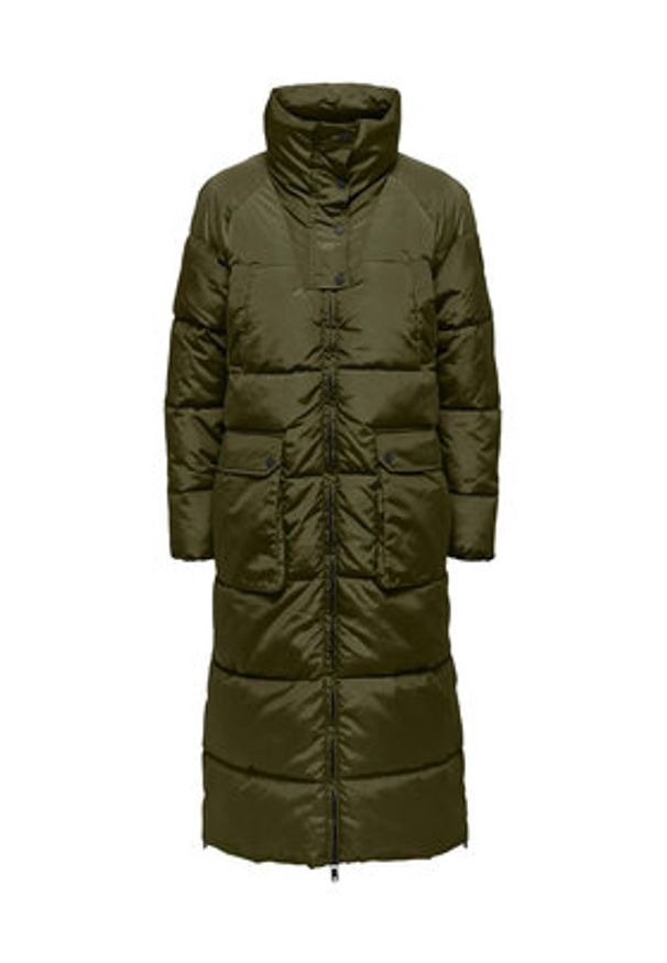 only - ONLY Płaszcz zimowy Nora 15294315 Zielony Regular Fit. Kolor: zielony. Materiał: syntetyk. Sezon: zima