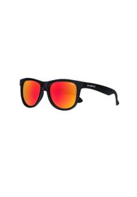 OPC - Okulary przeciwsłoneczne LIFESTYLE IBIZA Matt Black Blue REVO + ETUI. Kolor: wielokolorowy, czarny, czerwony #1