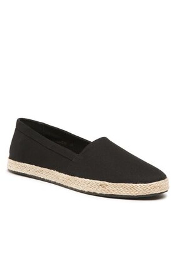 DeeZee Espadryle WSS20375-35 Czarny. Kolor: czarny. Materiał: materiał
