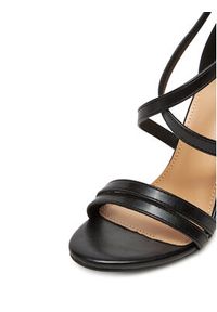 DeeZee Sandały LW0812-20 Czarny. Kolor: czarny. Materiał: skóra