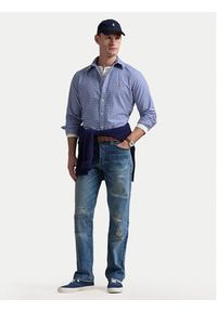 Polo Ralph Lauren Koszula Core Replen 710792041 Niebieski Custom Fit. Typ kołnierza: polo. Kolor: niebieski. Materiał: bawełna #6