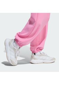 Adidas - adidas Spodnie dresowe Soft Lux KA7019 Różowy Loose Fit. Kolor: różowy. Materiał: syntetyk #4