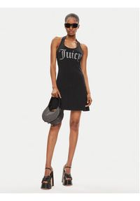 Juicy Couture Sukienka letnia Hector JCWED24311 Czarny Slim Fit. Kolor: czarny. Materiał: syntetyk, bawełna. Sezon: lato