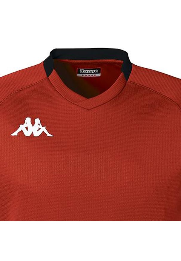 Jersey Kappa Bemi. Kolor: czerwony, wielokolorowy, czarny. Materiał: jersey. Sport: piłka nożna