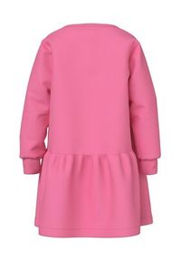 Name it - NAME IT Sukienka codzienna 13221697 Różowy Regular Fit. Okazja: na co dzień. Kolor: różowy. Materiał: bawełna. Typ sukienki: proste. Styl: casual
