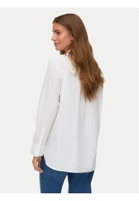 Vero Moda Koszula Elina 10336329 Biały Loose Fit. Kolor: biały. Materiał: bawełna #2