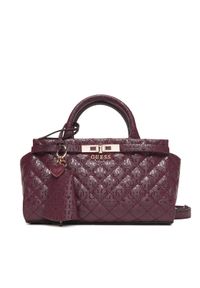 Guess Torebka Idra HWGG81 57050 Bordowy. Kolor: czerwony. Materiał: skórzane
