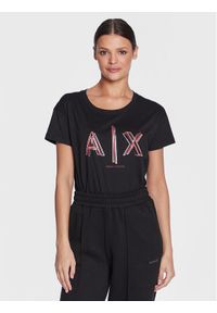 Armani Exchange T-Shirt 3RYTEJ YJ16Z 1200 Czarny Regular Fit. Kolor: czarny. Materiał: bawełna #1