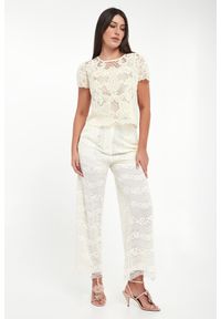 Twinset Milano - Bluzka damska koronkowa TWINSET. Materiał: koronka #5