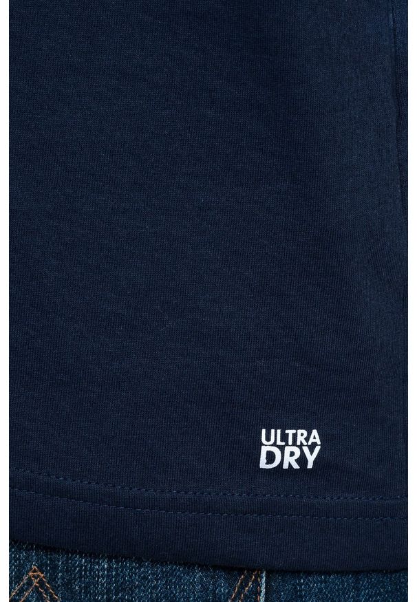 Lacoste - T-shirt. Okazja: na co dzień. Kolor: niebieski. Materiał: dzianina. Wzór: gładki. Styl: casual