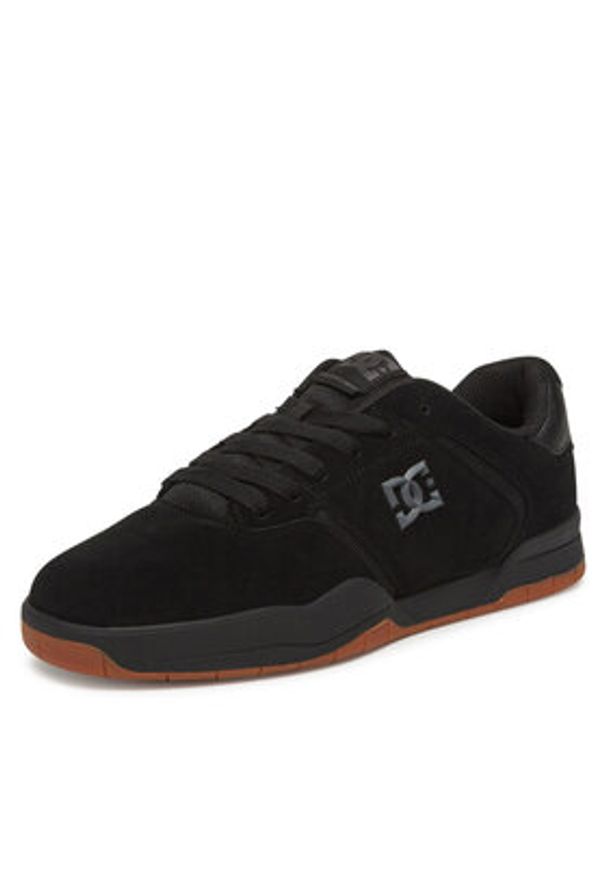 DC Sneakersy CENTRAL ADYS100551-KKG Czarny. Kolor: czarny. Materiał: zamsz, skóra