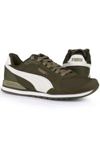 Buty męskie sportowe do chodzenia Puma ST RUNNER v3 NL. Kolor: wielokolorowy, zielony, biały. Sport: turystyka piesza