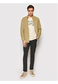 Jack & Jones - Jack&Jones Chinosy Marco 12193553 Szary Slim Fit. Kolor: szary. Materiał: syntetyk #4