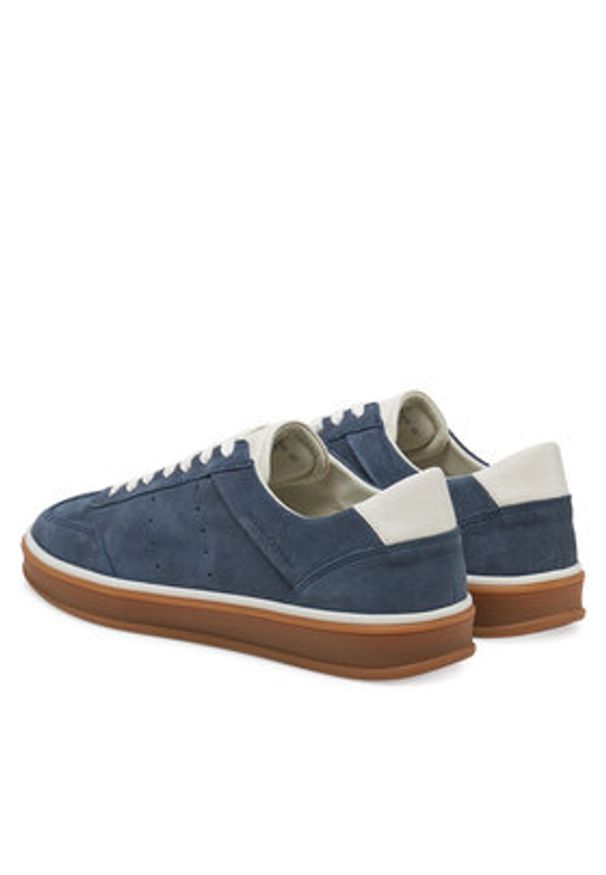 Marc O'Polo Sneakersy RR1M3027 Granatowy. Kolor: niebieski. Materiał: zamsz, skóra