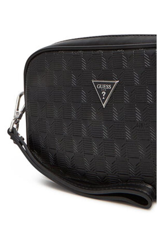 Guess Saszetka PMTODE P5145 Czarny. Kolor: czarny. Materiał: skóra