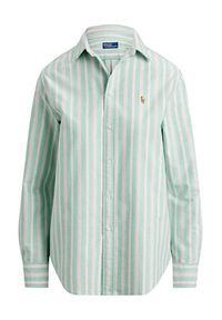 Polo Ralph Lauren Koszula 211970739500 Zielony Relaxed Fit. Typ kołnierza: polo. Kolor: zielony. Materiał: bawełna #5