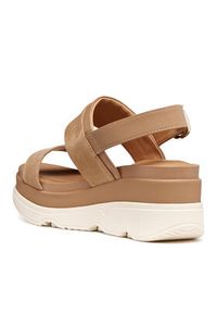 Geox Sandały D Gardenia D65HBA 021BC C5000 Beżowy. Kolor: beżowy. Materiał: zamsz, skóra #6