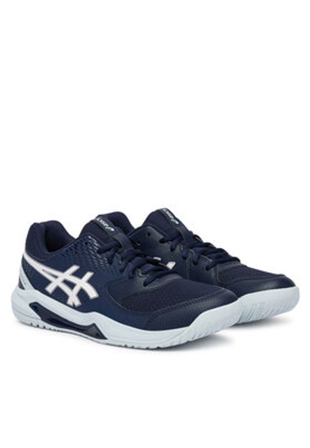 Asics Buty do tenisa Gel-Dedicate 8 1042A237 Niebieski. Kolor: niebieski. Materiał: skóra. Sport: tenis