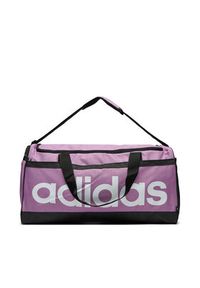 Adidas - adidas Torba Essentials Linear Duffel Bag Medium IZ1898 Fioletowy. Kolor: fioletowy. Materiał: materiał #5