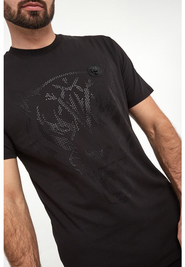 Plein Sport - T-shirt męski PLEIN SPORT. Styl: sportowy