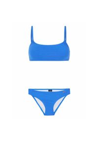 Damski 2-częściowy kostium kąpielowy typu bralette Protest Prthizz. Kolor: niebieski