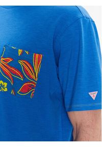 Guess T-Shirt F3GI04 K6XN4 Niebieski Regular Fit. Kolor: niebieski. Materiał: bawełna #3