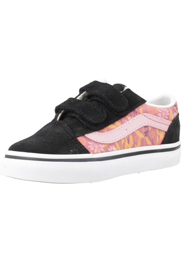 Vans - Buty VANS OLD SKOOL V Kwiatowy. Okazja: na co dzień. Kolor: wielokolorowy. Materiał: tkanina. Wzór: kwiaty. Model: Vans Old Skool