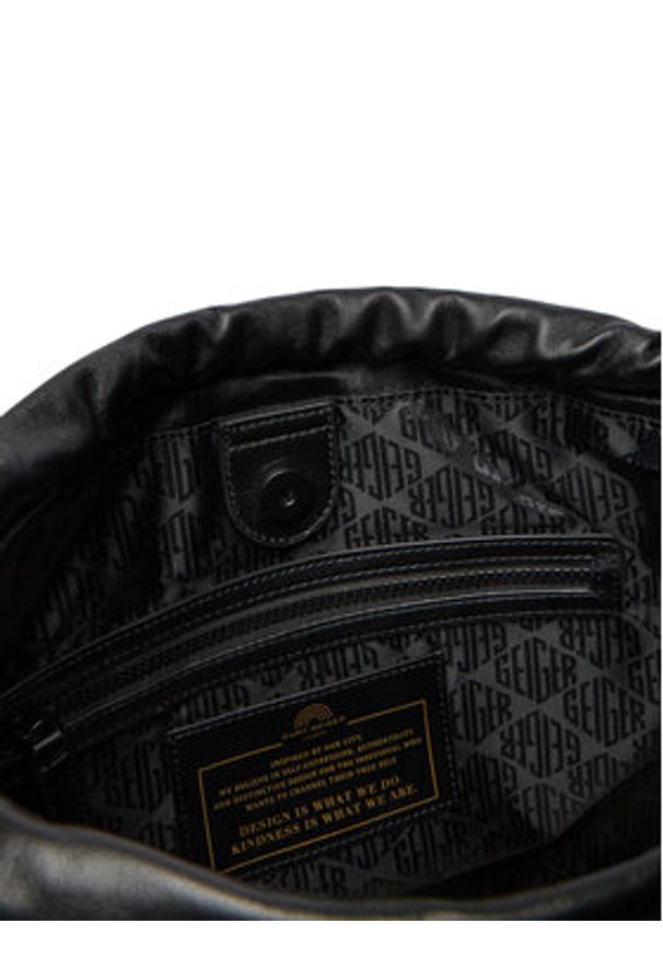 Kurt Geiger Torebka Kensington 2053000109 Czarny. Kolor: czarny. Materiał: skórzane