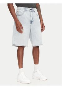 Volcom Szorty jeansowe Billow A2012200 Niebieski Relaxed Fit. Kolor: niebieski. Materiał: bawełna