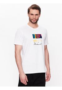 Alpha Industries T-Shirt Muhammad Ali Pop Art 136518 Biały Regular Fit. Kolor: biały. Materiał: bawełna #1