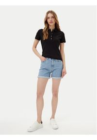 Lacoste Polo PF5462 Czarny Slim Fit. Typ kołnierza: polo. Kolor: czarny. Materiał: bawełna #6