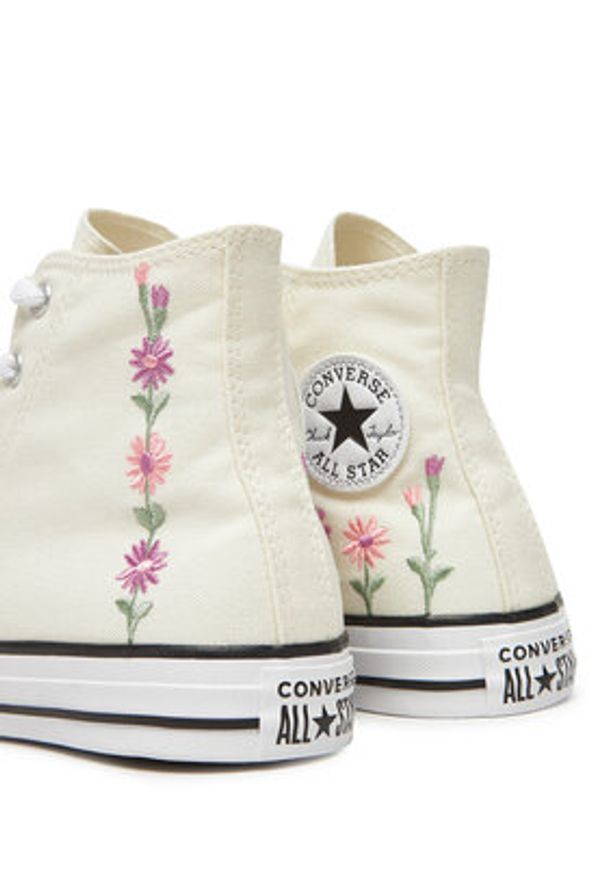 Converse Trampki Chuck Taylor All Star Florals A11774C Écru. Materiał: materiał