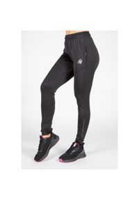 GORILLA WEAR - Halsey Track Spodnie - Czarny. Kolor: czarny. Sport: fitness #1