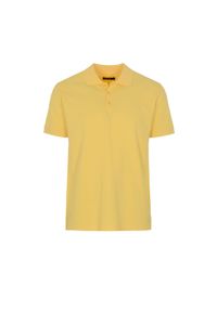 Ochnik - Koszulka polo. Typ kołnierza: polo. Kolor: żółty. Materiał: bawełna. Długość rękawa: krótki rękaw. Długość: krótkie