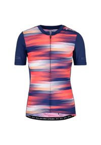 Damska koszulka kolarska Kilpi MOATE-W. Kolor: niebieski, wielokolorowy, czerwony. Sport: kolarstwo #1