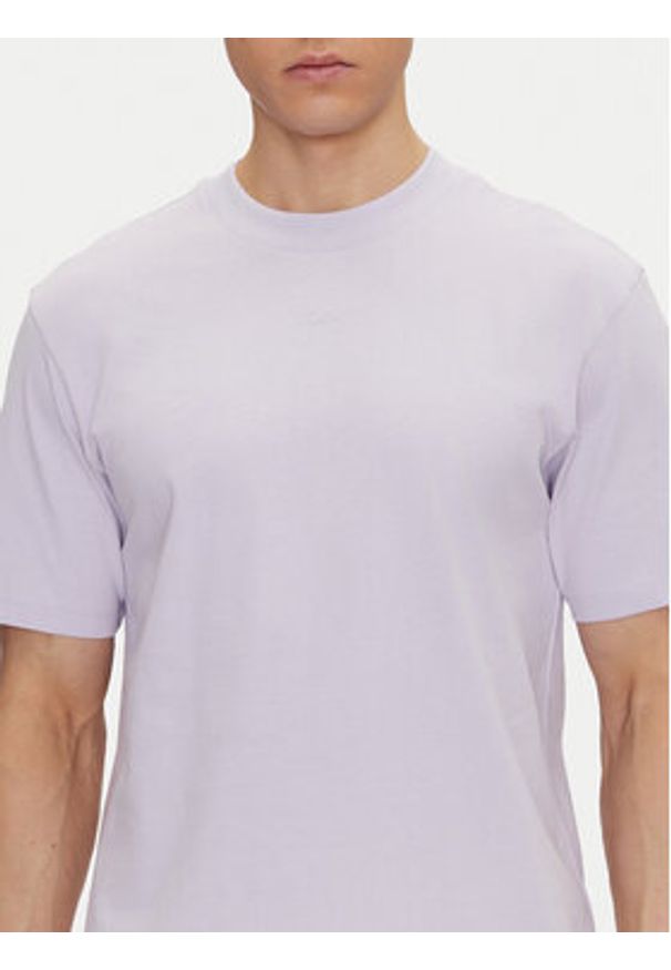 Hugo - HUGO T-Shirt Dapolino 50488330 Fioletowy Relaxed Fit. Kolor: fioletowy. Materiał: bawełna