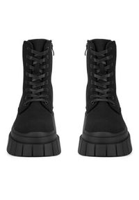 DeeZee Trzewiki HY305-16 Czarny. Kolor: czarny. Materiał: materiał #2