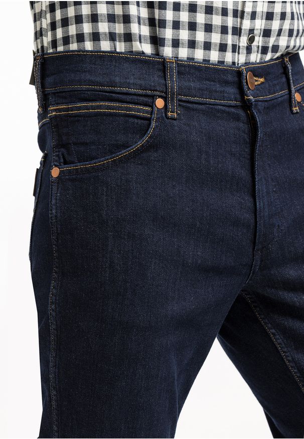 Wrangler - WRANGLER GREENSBORO MĘSKIE SPODNIE JEANSOWE JEANSY DŻINSY RINSE BLUE W15QSQX36 112142833