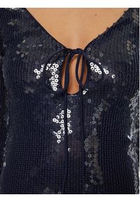 BARDOT - Bardot Sukienka koktajlowa 58859DB Granatowy Regular Fit. Kolor: niebieski. Materiał: syntetyk. Styl: wizytowy #3