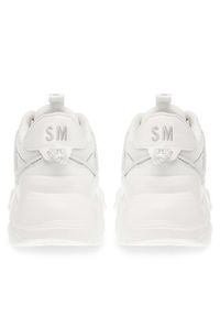 Steve Madden Sneakersy Spectator Sneaker SM11002961-04005-11E Biały. Kolor: biały. Materiał: skóra