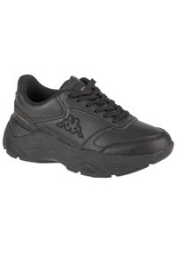 Buty sportowe damskie Kappa BRANJA. Kolor: czarny. Materiał: materiał, tkanina, syntetyk, guma